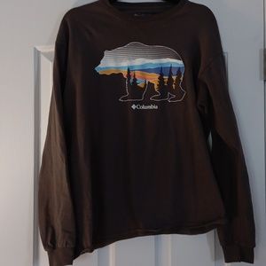 Columbia men's long sleeve t shirt size L  Gently used condition